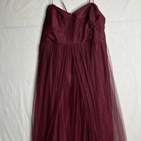 Wtoo | Dresses | Wtoo By Watters Multiway Long Bridesmaid Dress In Luxardo  Wine Burgundy | Poshmark